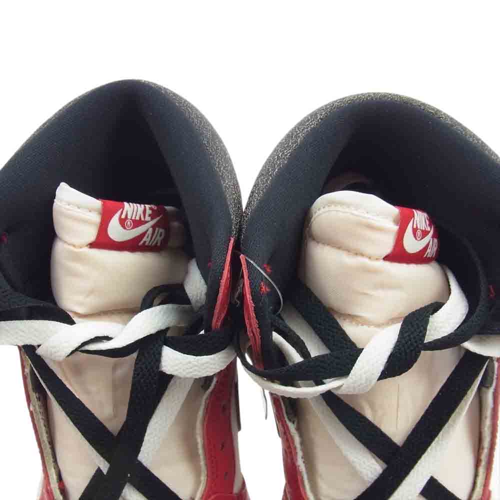 NIKE ナイキ DZ5485-612 Air Jordan 1 High OG Lost & Found Chicago エアジョーダン1 ハイ OG ロスト & ファウンド シカゴ スニーカー レッド系 27.5cm【極上美品】【中古】