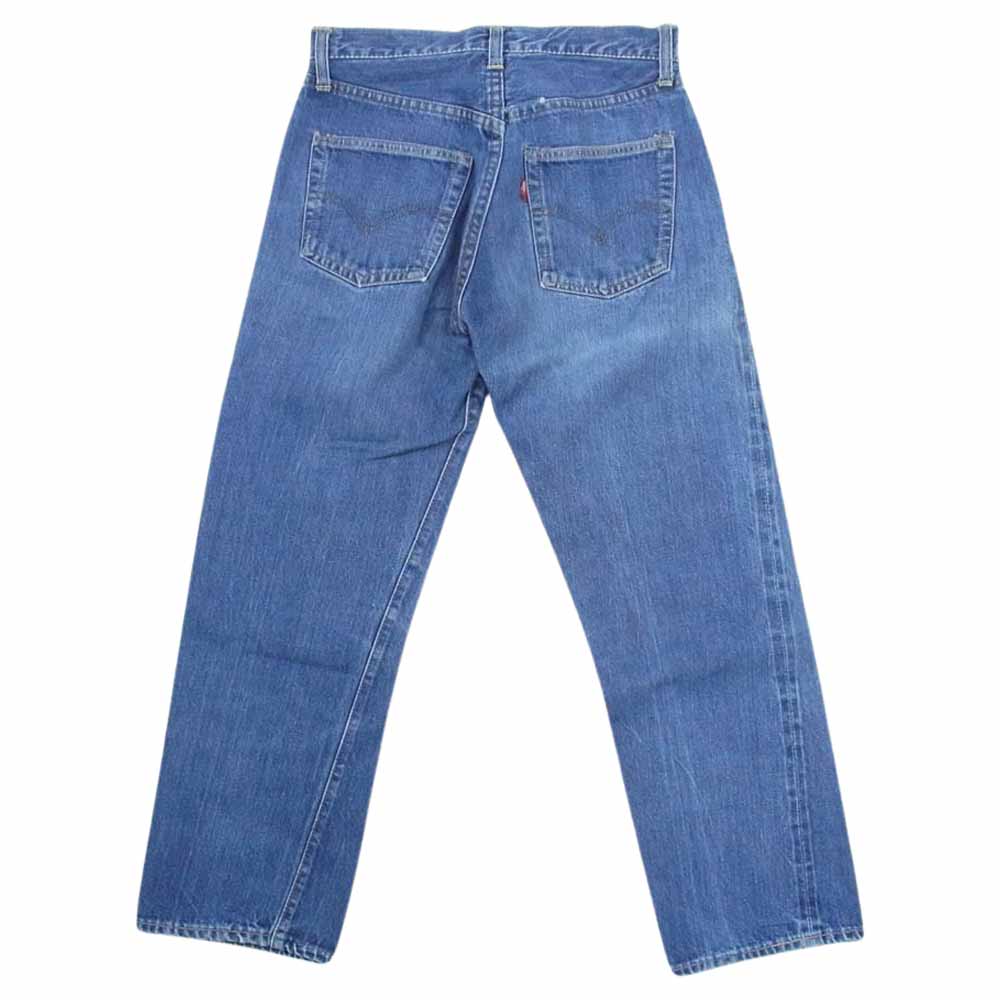Levi's リーバイス ヴィンテージ オリジナル 501 Big E ボタン裏刻印8 フライボタン3 前股ズレカン デニム パンツ インディゴブルー系 W25インチ程度【中古】