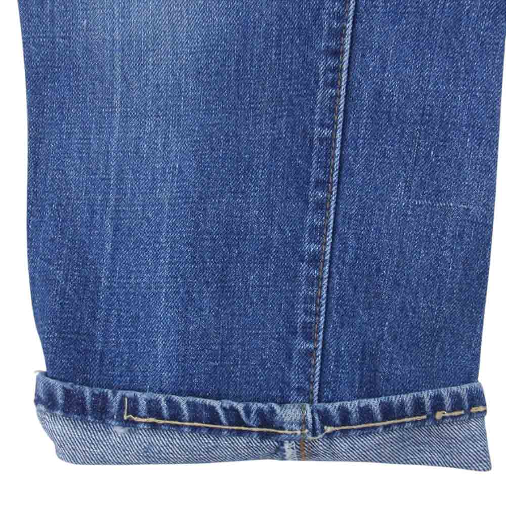 Levi's リーバイス ヴィンテージ オリジナル 501 Big E ボタン裏刻印8 フライボタン3 前股ズレカン デニム パンツ インディゴブルー系 W25インチ程度【中古】