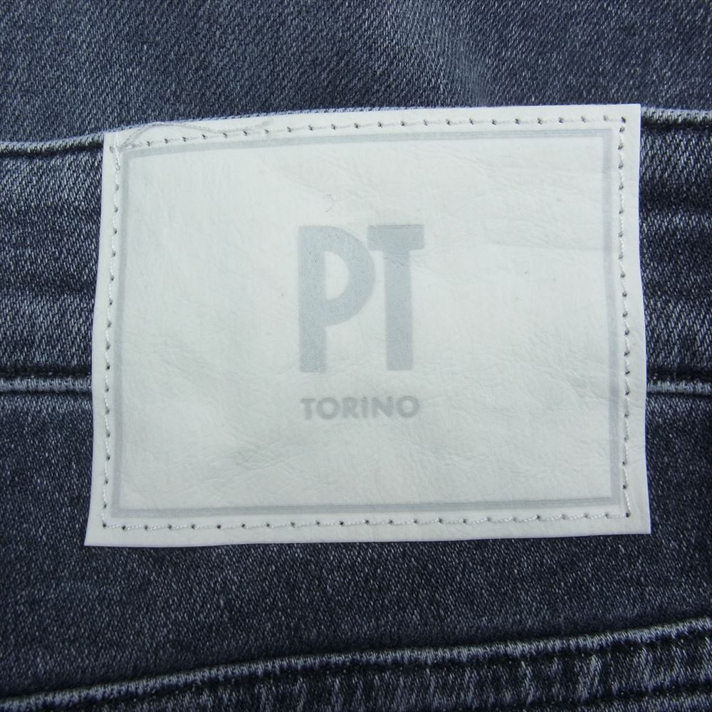 ピーティートリノ N231-P285 SUPER SLIM FIT スリムフィット ハイパーストレッチ デニム スラックス パンツ ブラック系 34【中古】