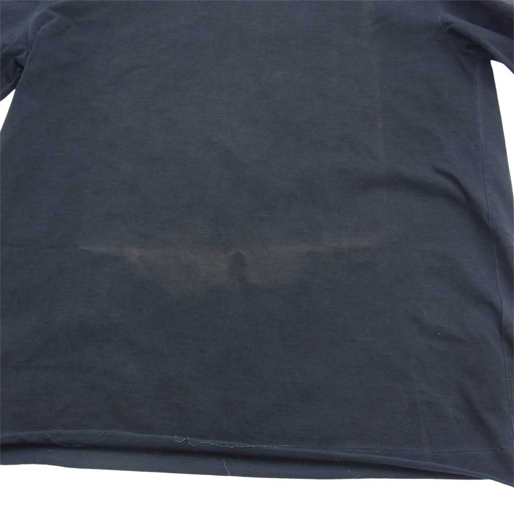 MAISON MARGIELA メゾンマルジェラ 22SS S50GC0668 S23883 10ライン ガーメントダイ オーバーサイズ カットオフ 半袖 Tシャツ ブラック系 XS【中古】