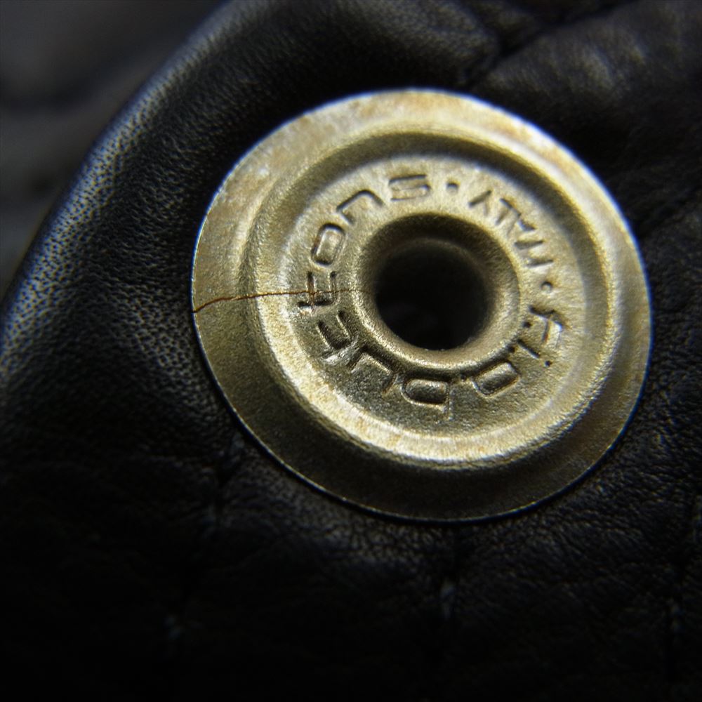 Rick Owens リックオウエンス 21AW 21FW RU02A5786-LBL GETHSEMAN期 CROPPED FLIGHT レザー クロップド フライト ボンバー ジャケット ブラック系 9【中古】