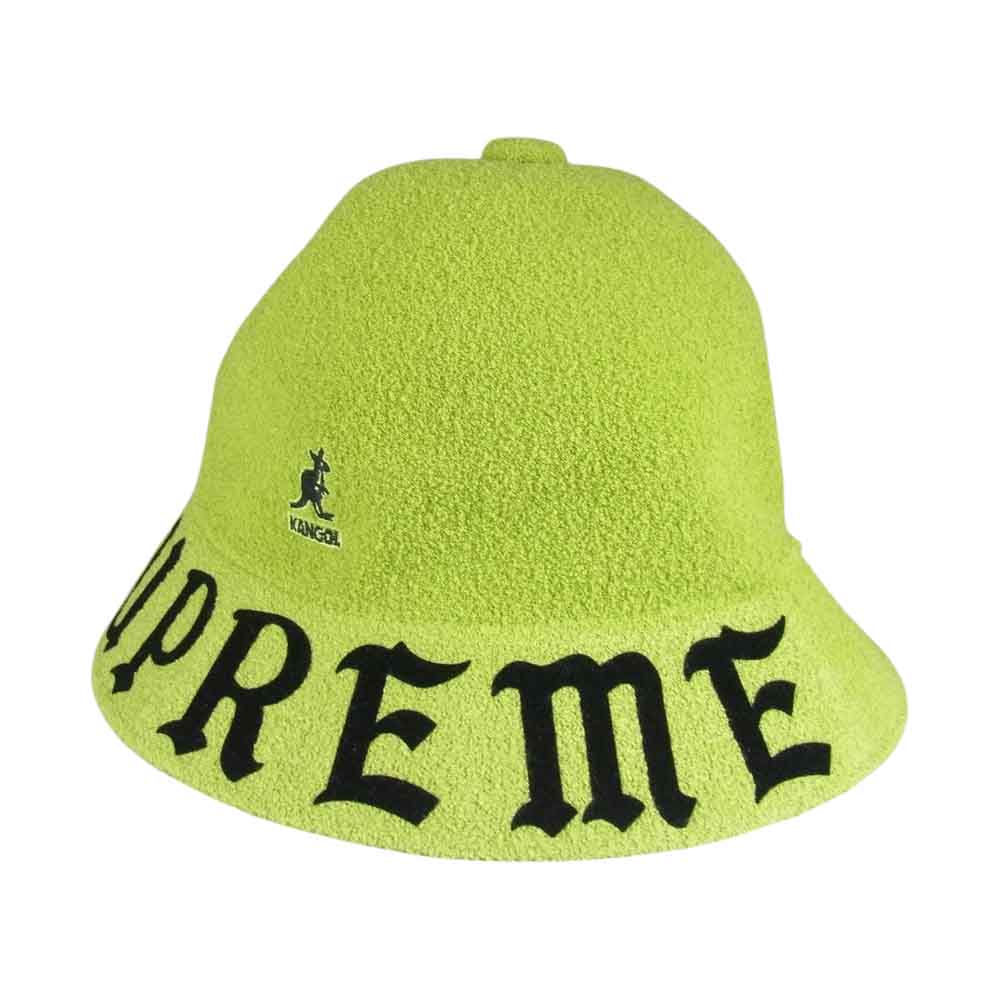 Supreme シュプリーム KANGOL カンゴール 20SS Bermuda Casual Hat ロゴフロッキー ベルハット ライトグリーン系 M【中古】