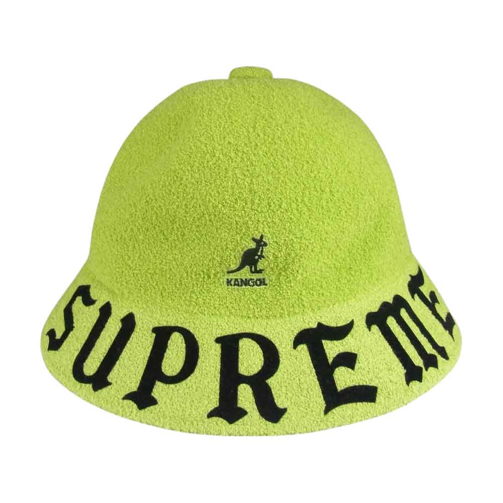 Supreme シュプリーム KANGOL カンゴール 20SS Bermuda Casual Hat ロゴフロッキー ベルハット ライトグリーン系 M【中古】