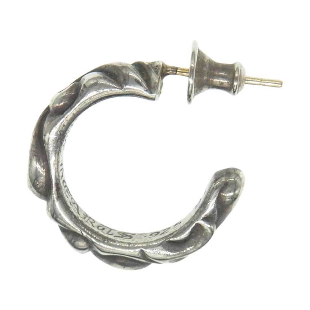正規品 ■ Chrome Hearts スクロールフープピアス インボイス原本■ CHROME HEARTS クロムハーツ（原本無） HOOP SCROOL スクロール
