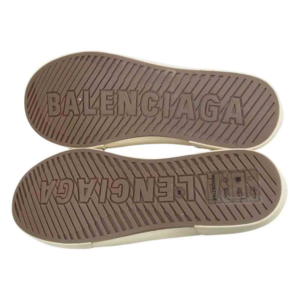 BALENCIAGA バレンシアガ 22AW 688754 PARIS LOWQ パリ ローカット レザー スニーカー ブラック系 40【新古品】【未使用】【中古】