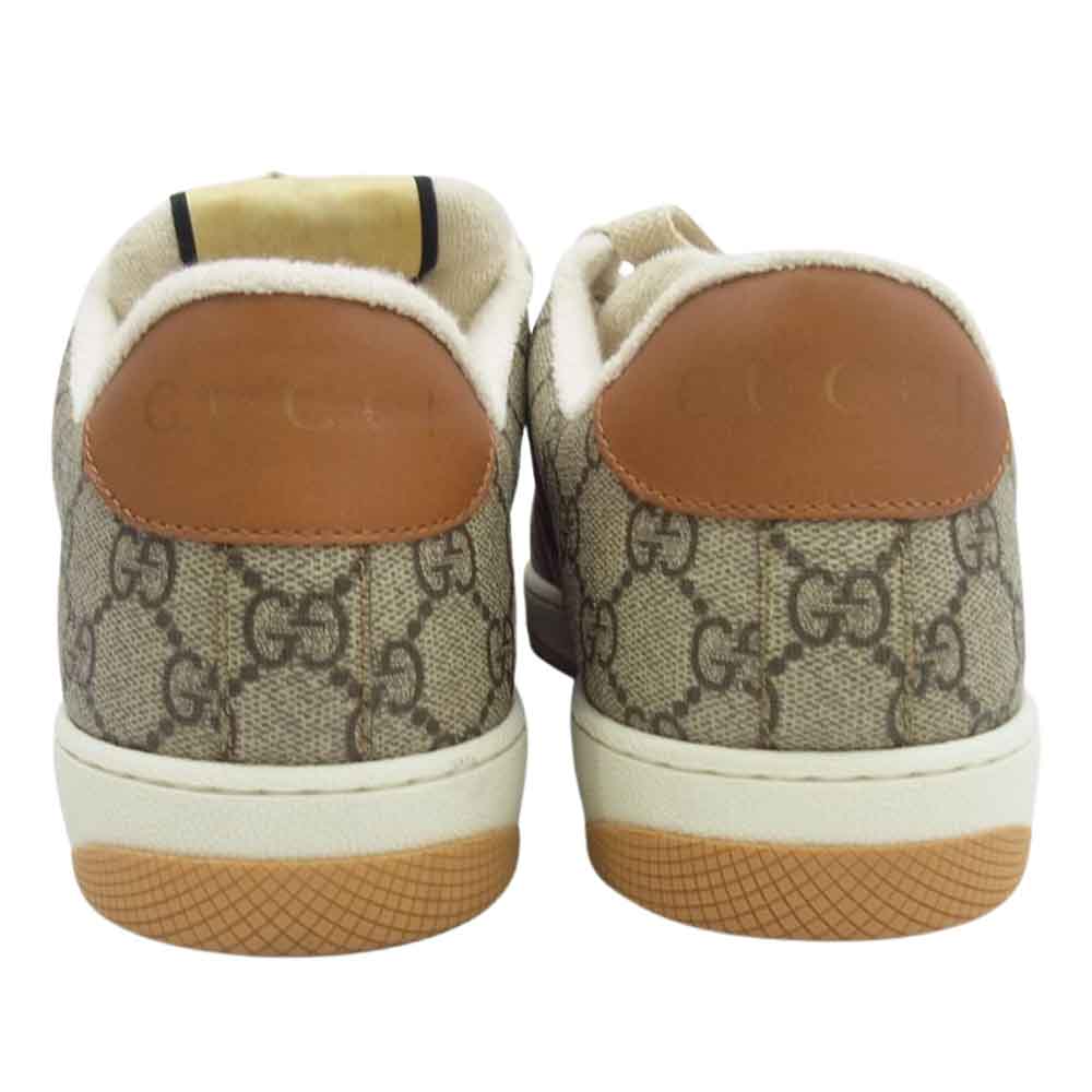 GUCCI グッチ 722618 Screener スクリーナー GGスプリーム 総柄 ローカット スニーカー マルチカラー系 8【新古品】【未使用】【中古】