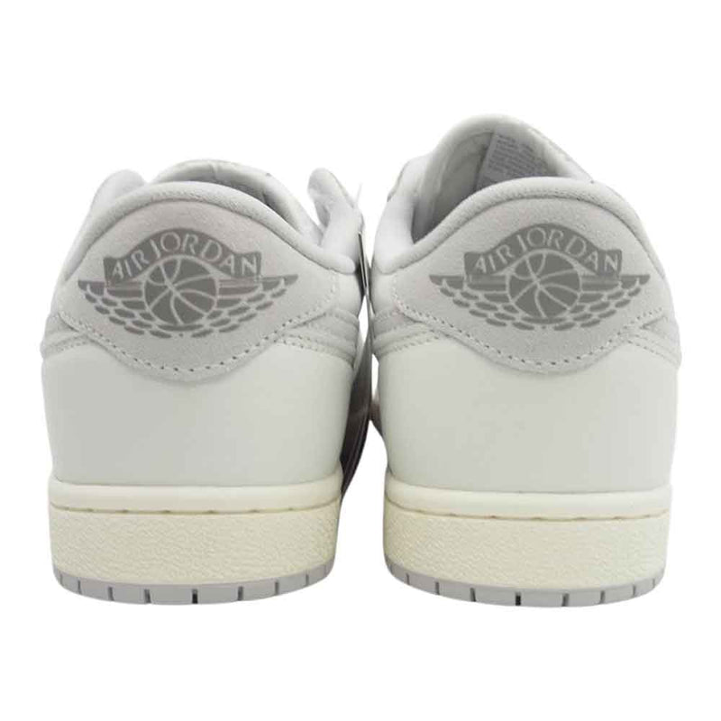 NIKE ナイキ FB9933-100 Air Jordan 1 Low '85 AJ1 Neutral Grey エアジョーダン ロー ナチュラル グレー スニーカー ホワイト系 26.5【新古品】【未使用】【中古】