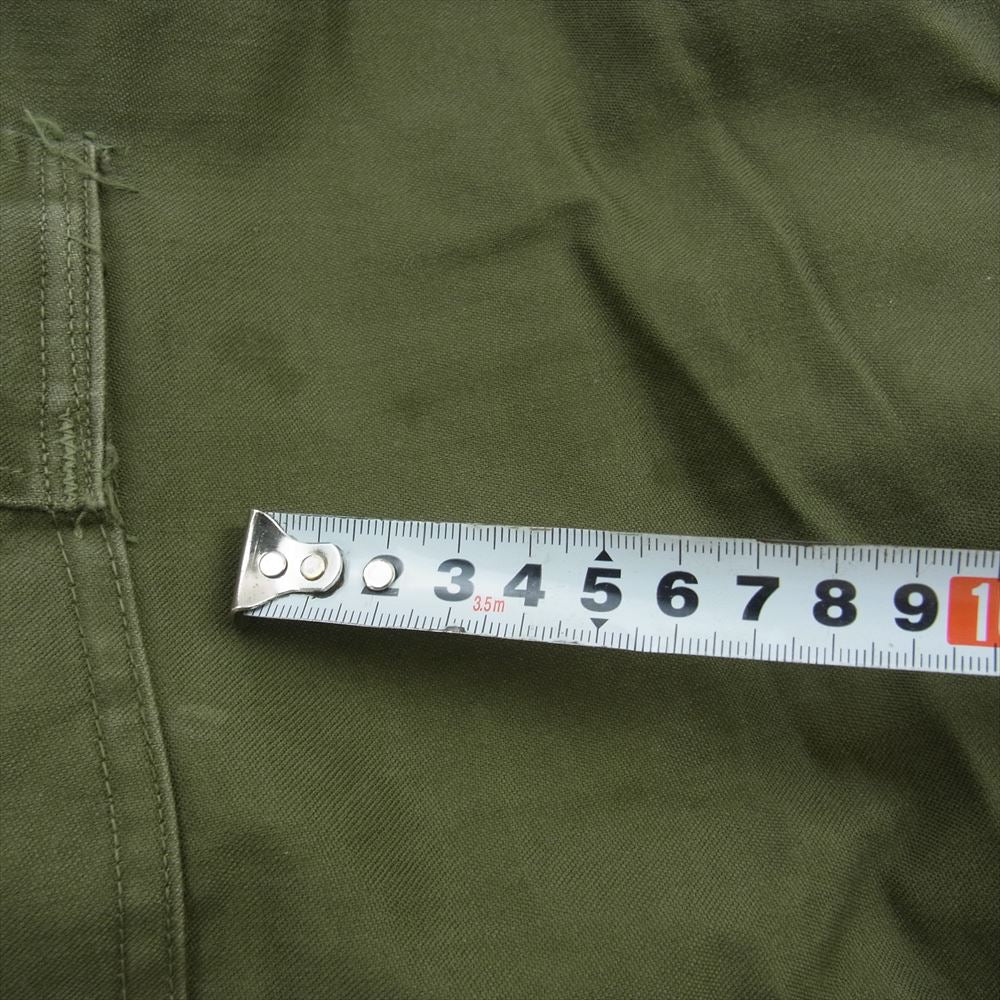 ビンテージ 50s U.S ARMY アメリカ軍 米軍M実物 M-51 FIELD TROUSERS CONMAR ジップ カーゴ パンツ  カーキ系 32　1/2【中古】