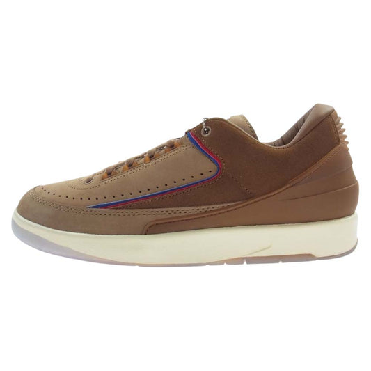 NIKE ナイキ DV7129-222 × Two 18 トゥ 18 Air Jordan 2 エアジョーダン2 Low ロー Tan タン スニーカー  ライトブラウン系 27cm【新古品】【未使用】【中古】