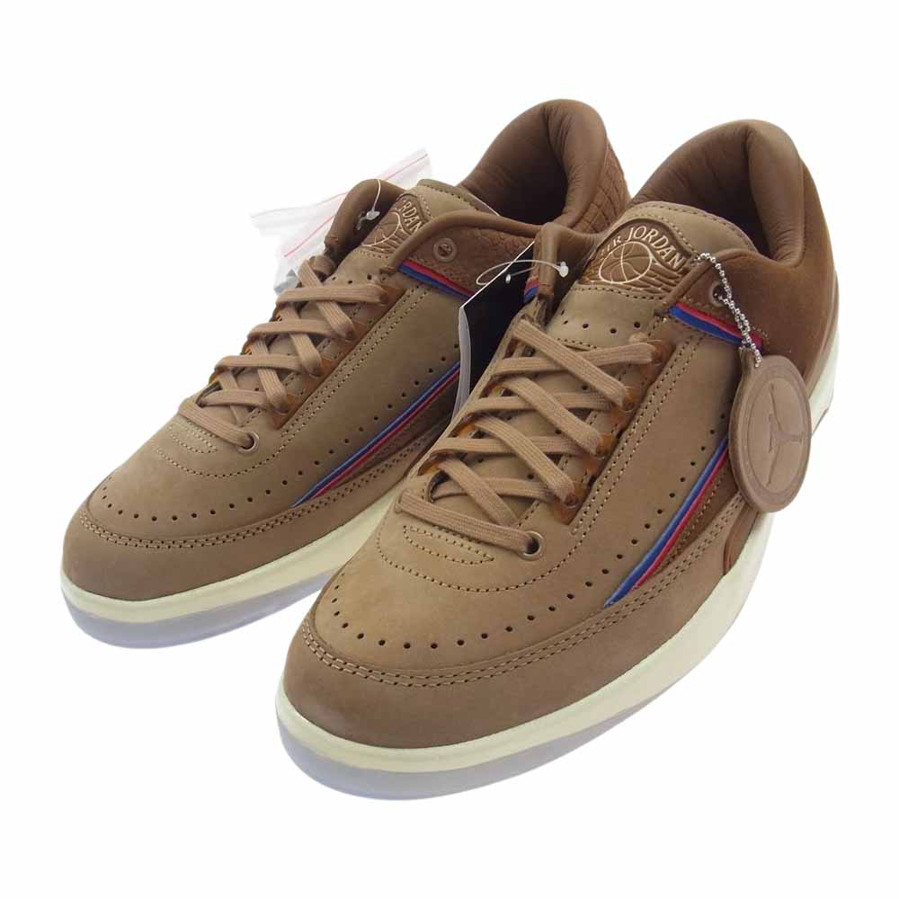 NIKE ナイキ DV7129-222 × Two 18 トゥ 18 Air Jordan 2 エアジョーダン2 Low ロー Tan タン スニーカー  ライトブラウン系 27cm【新古品】【未使用】【中古】