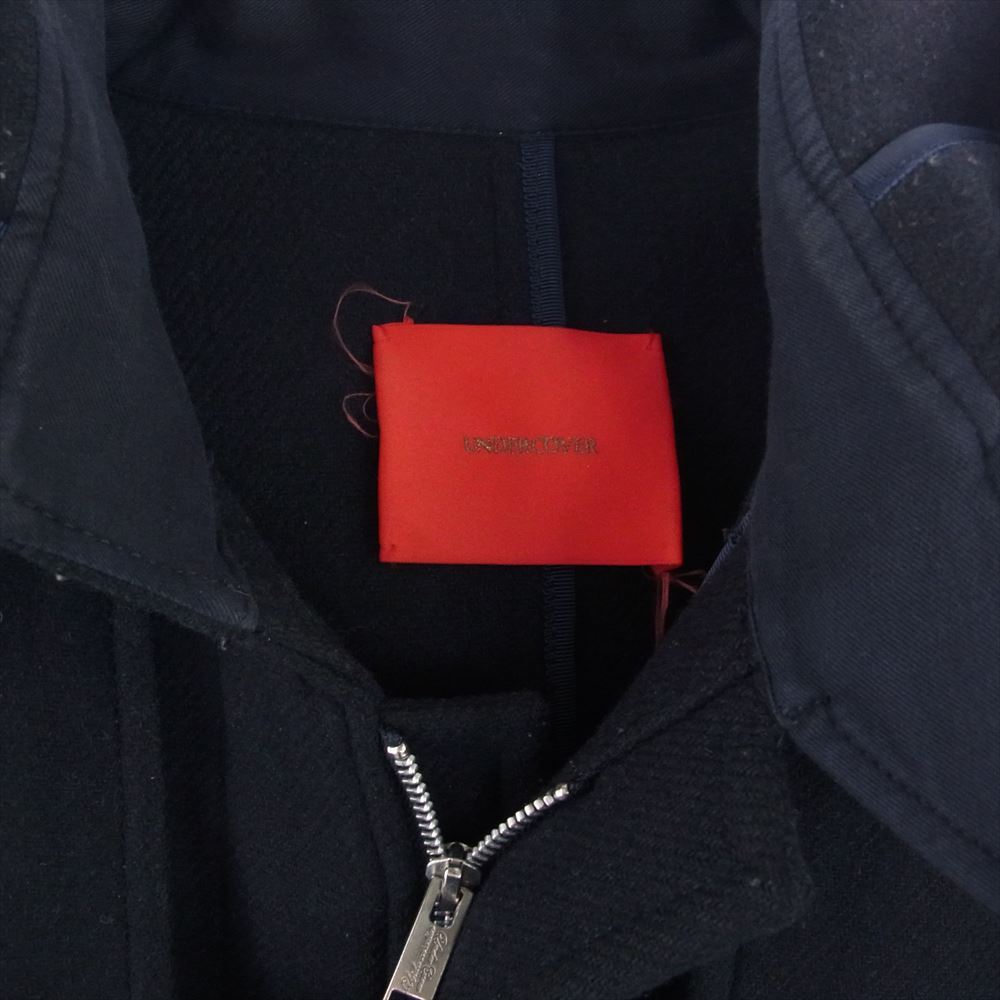 UNDERCOVER アンダーカバー 15AW UCP9303 MAD ARCHIVES 爪トグル ウール ダッフルコート ダークネイビー系 3【中古】