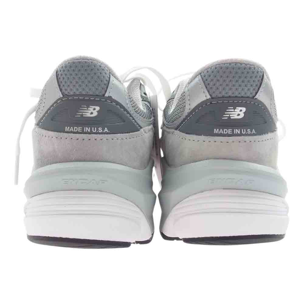 NEW BALANCE ニューバランス M990V6GL6 ローカット スニーカー グレー系 26cm【新古品】【未使用】【中古】