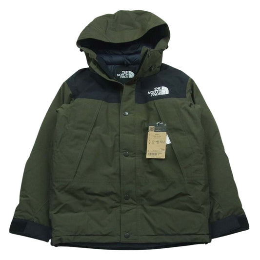 THE NORTH FACE ノースフェイス ND92237 Mountain Down Jacket GORE-TEX ゴアテックス マウンテン ダウン ジャケット モスグリーン系 ブラック系 NT ニュートーブ S【新古品】【未使用】【中古】