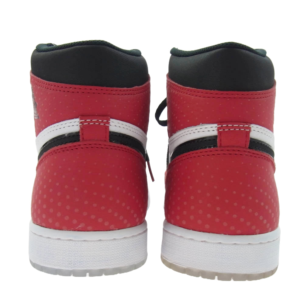 NIKE ナイキ 555088-602 SPIDERMAN AIR JORDAN 1 RETRO HIGH OG ORIGIN STORY GYM エアジョーダン スパイダーマン オリジンストーリー ハイカット スニーカー レッド系 ホワイト系 29.5cm【美品】【中古】