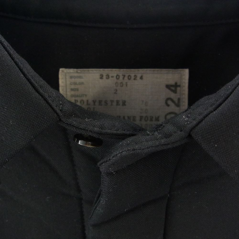 Sacai サカイ 23AW 23-07024 Suiting Bonding Dress スーチング ボンディング ドレス ジャケット ワンピース ブラック系 2【中古】