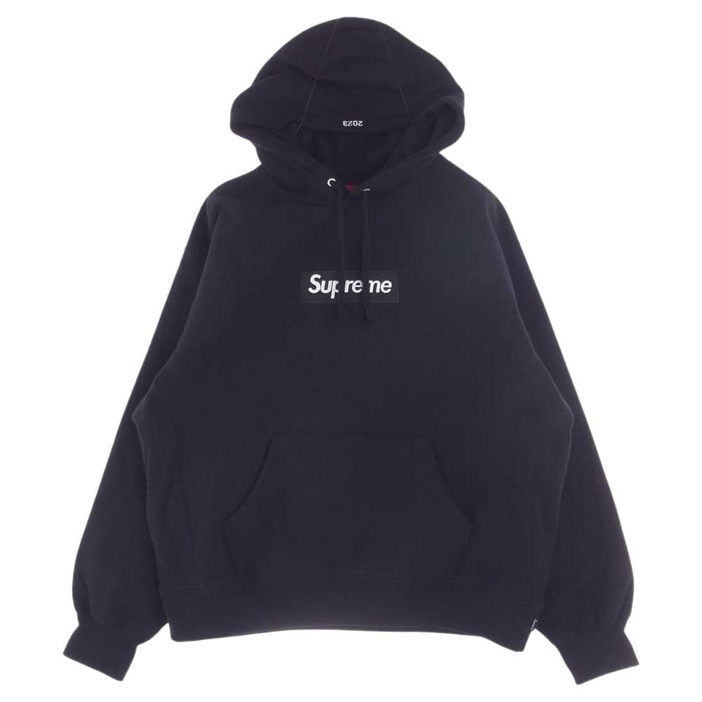 Supreme シュプリーム 23AW Box Logo Hooded Sweatshirt ボックスロゴ フーディー スウェット パーカー ブラック系 S【新古品】【未使用】【中古】