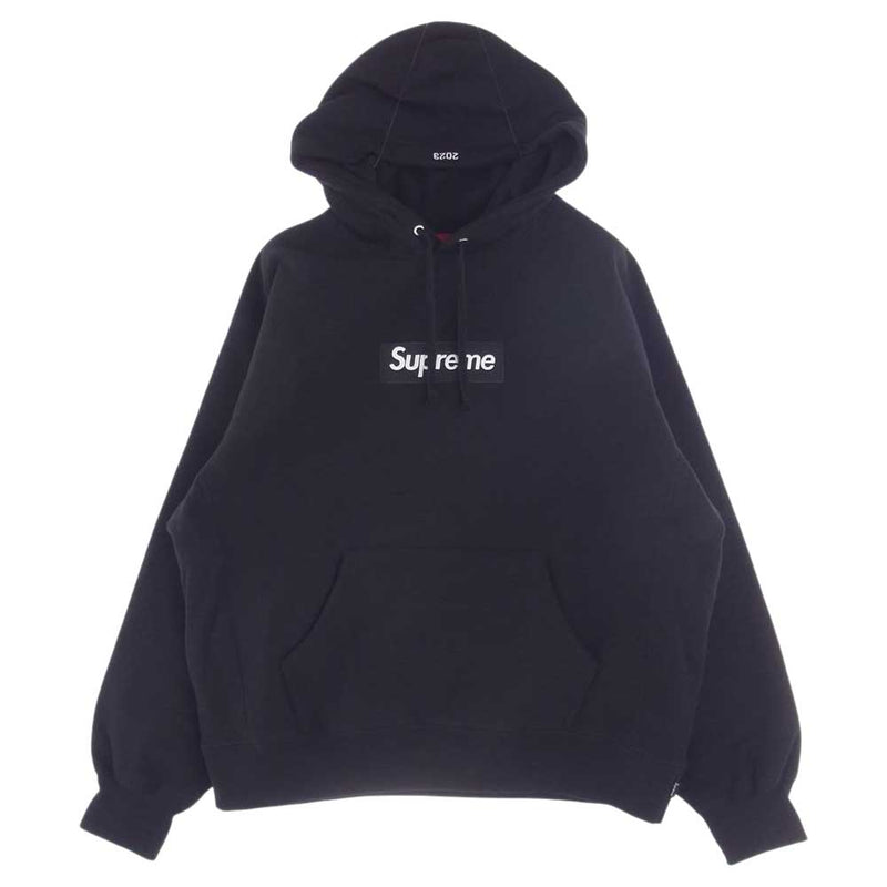 Supreme シュプリーム 23AW Box Logo Hooded Sweatshirt ボックスロゴ フーディー スウェット パーカー ブラック系 S【新古品】【未使用】【中古】