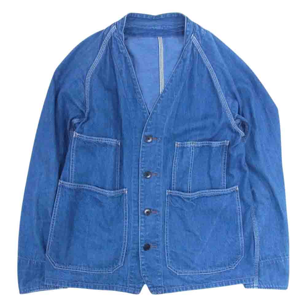 ブルーナボイン 5205 プーカ デニム ジャケット インディゴブルー系 O【中古】