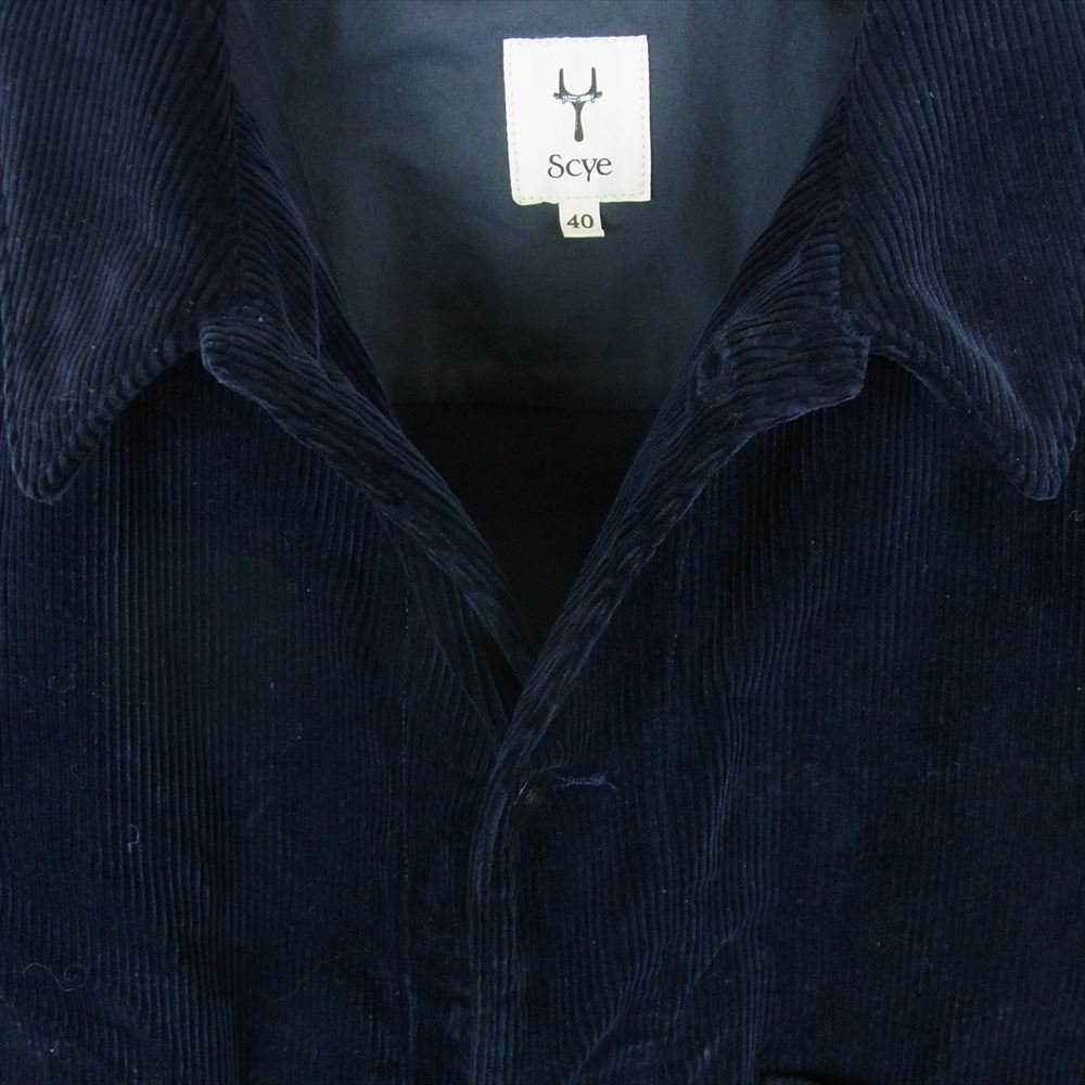 Scye サイ 22AW 1122-63011 COTTON CORDUROY BLOUSON JACKET コッ