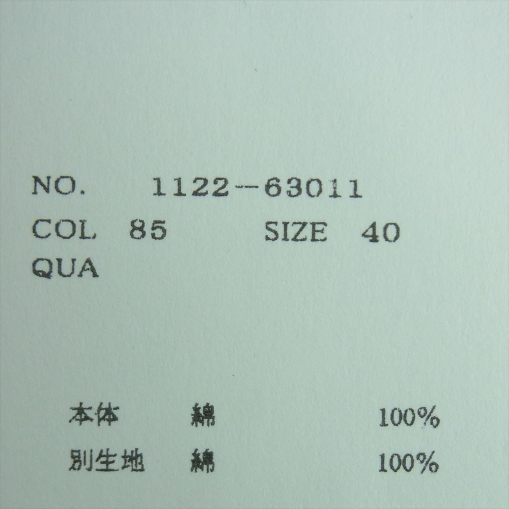 Scye サイ 22AW 1122-63011 COTTON CORDUROY BLOUSON JACKET コットン コーデュロイ ブルゾン ジャケット ネイビー系 85 40【中古】