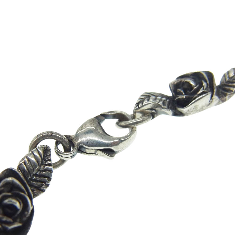CRAZY PIG クレイジーピッグ #884 ROSARY ROSE BRACELET ロザリー ローズ ブレスレット シルバー系【中古】