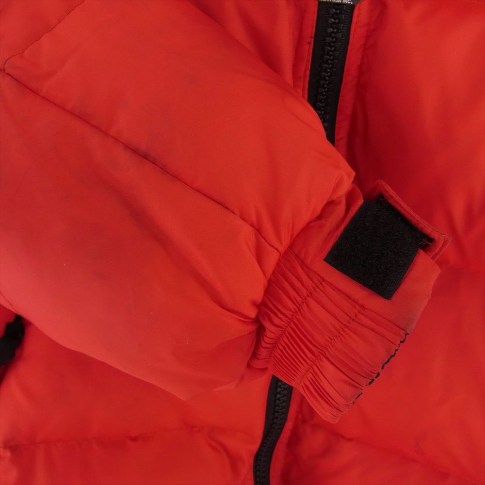 ベアー リバーシブル ナイロン ダウン ジャケット レッド系 ネイビー系 S【中古】