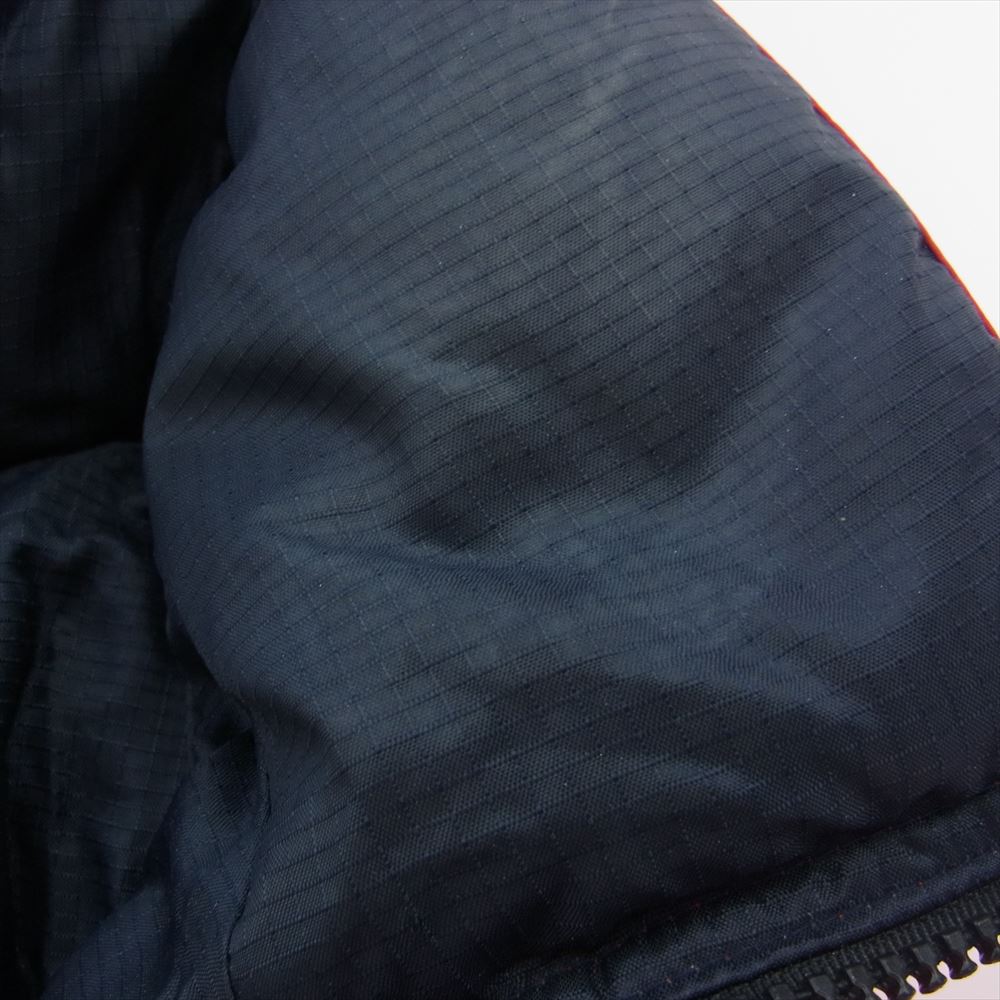 ベアー リバーシブル ナイロン ダウン ジャケット レッド系 ネイビー系 S【中古】