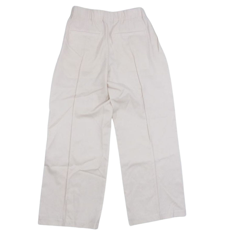 ISSEY MIYAKE イッセイミヤケ 23AW IM33FF066 WOOL GABARDINE Trousers ウール ギャバジン トラウザーズ パンツ オフホワイト系 1【中古】