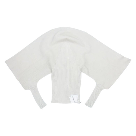 ISSEY MIYAKE イッセイミヤケ 23AW IM33KN289 EXUBERANCE TOP  リブ ニット 変形 カットソー オフホワイト系 2【中古】