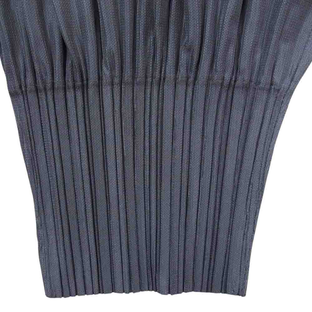 PLEATS PLEASE プリーツプリーズ イッセイミヤケ PP55-JF402 プリーツ加工 FLUFFY BASICS フラッフィー パンツ グレー系 3【極上美品】【中古】