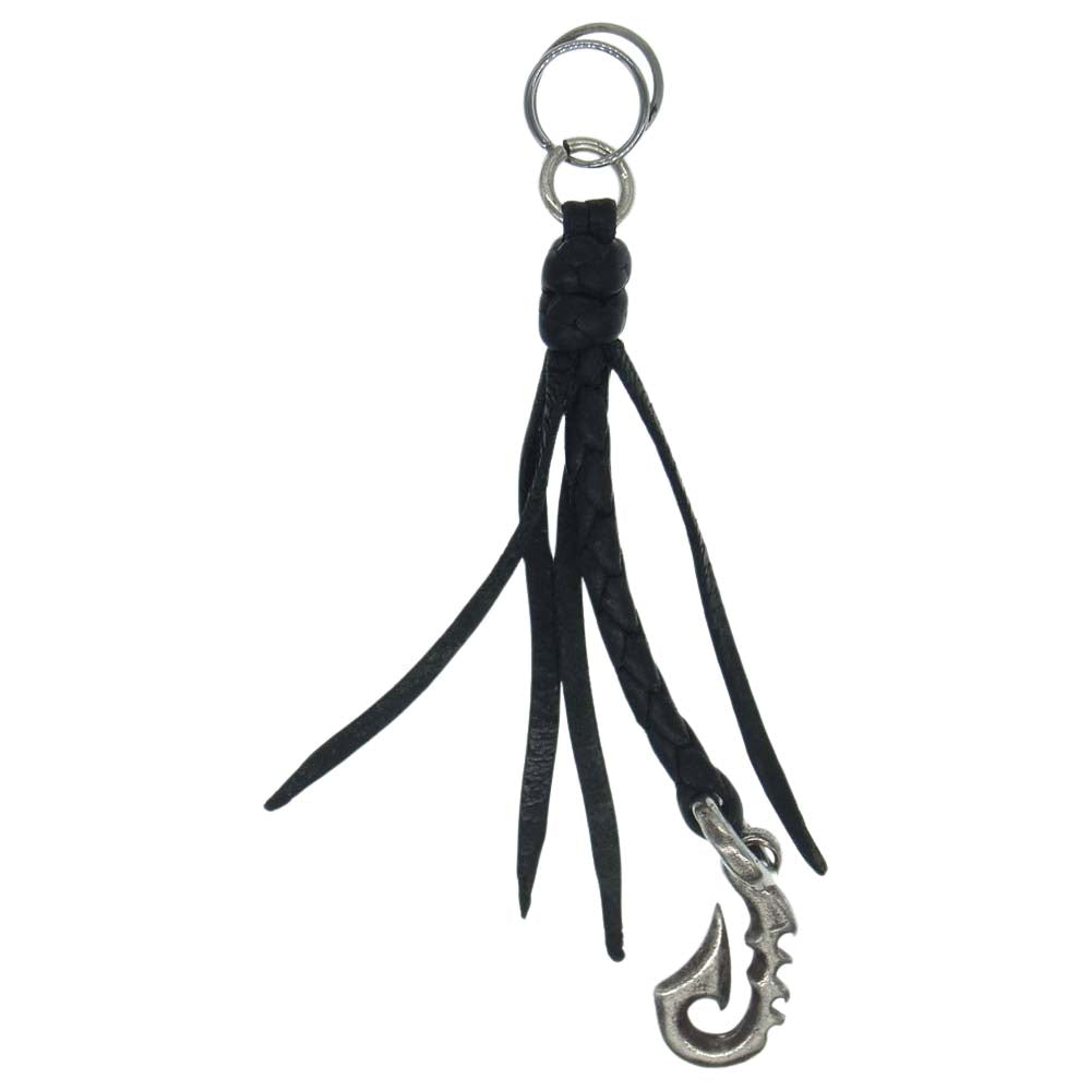 BILL WALL LEATHER ビルウォールレザー BWL Fish Hook Charm フィッシュフック チャーム ペンダント トップ ブラック系【中古】