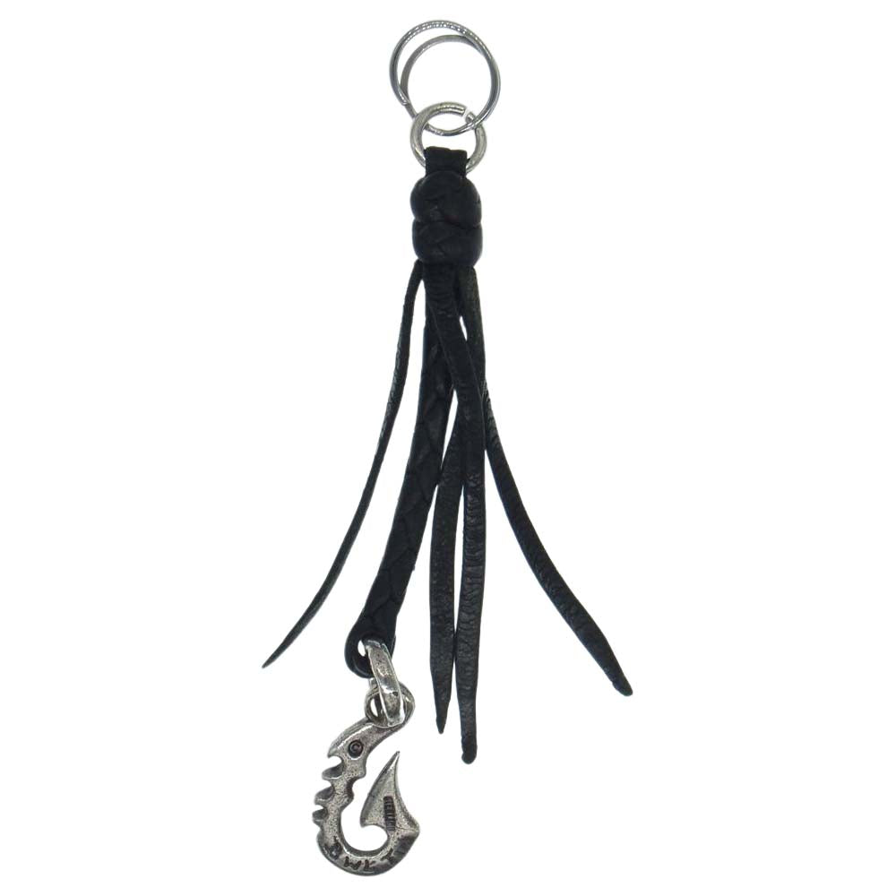 BILL WALL LEATHER ビルウォールレザー BWL Fish Hook Charm フィッシュフック チャーム ペンダント トップ ブラック系【中古】