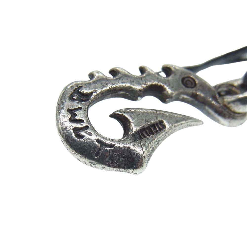 BILL WALL LEATHER ビルウォールレザー BWL Fish Hook Charm フィッシュフック チャーム ペンダント トップ ブラック系【中古】