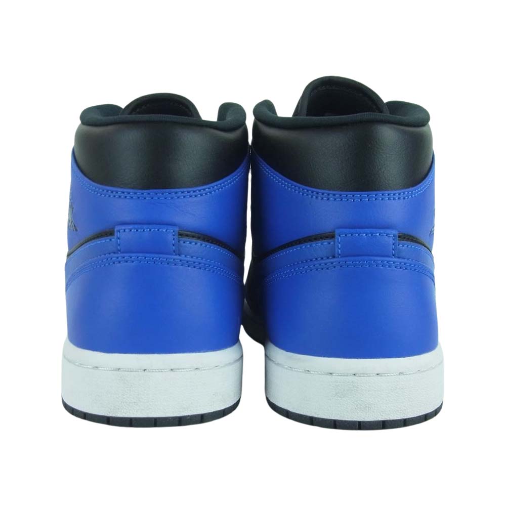 NIKE ナイキ 554724-077 Air Jordan 1 Mid Hyper Royal エアジョーダン1 ミッド ハイパーロイヤル スニーカー ブルー系 ブラック系 29cm【中古】