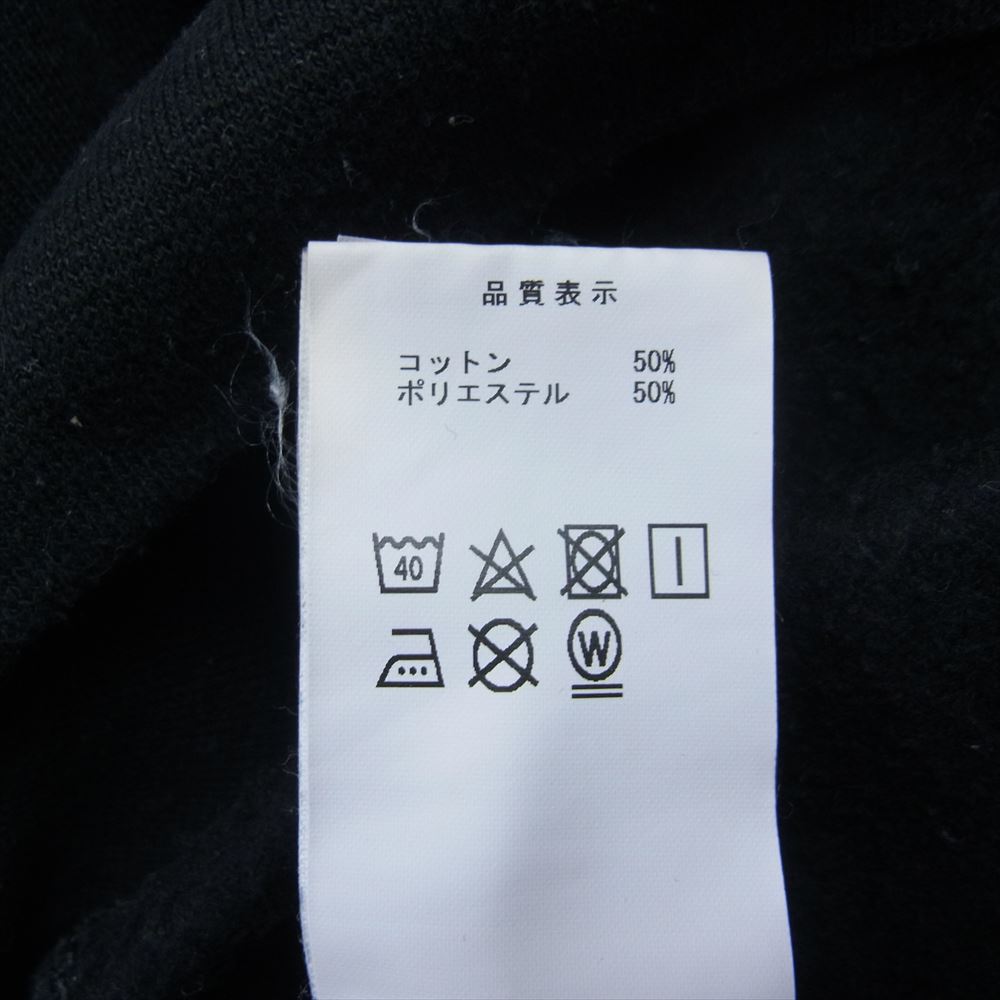 フォーティーパーセント アゲインストライツ FPAR ロゴ プルオーバー スウェット パーカー ブラック系 L【中古】