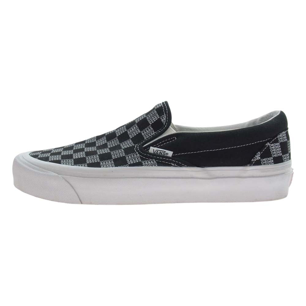 VANS バンズ VN0A7Q58BLK CLASSIC SLIP ON checker check black クラシック スリッポン スニーカー ブラック系 27cm【中古】