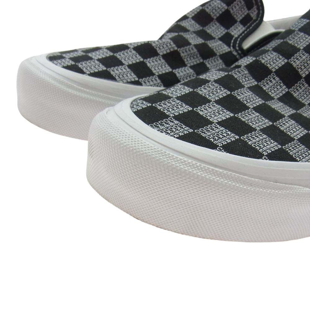 VANS バンズ VN0A7Q58BLK CLASSIC SLIP ON checker check black クラシック スリッポン スニーカー ブラック系 27cm【中古】