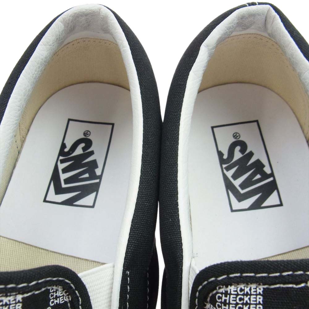 VANS バンズ VN0A7Q58BLK CLASSIC SLIP ON checker check black クラシック スリッポン スニーカー ブラック系 27cm【中古】
