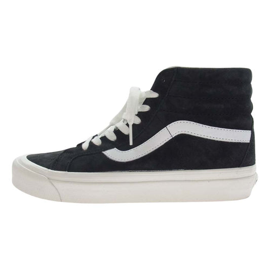 VANS バンズ VN0A5KXVKS7 Sk8-Hi 38 Dx Pig Suede Caviar スエード スケートハイ ハイカット スニーカー ブラック系 27cm【中古】