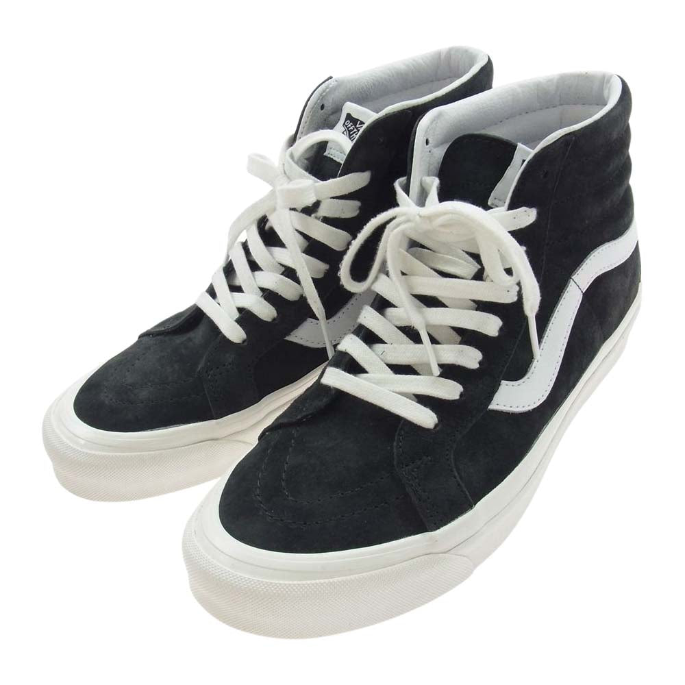VANS バンズ VN0A5KXVKS7 Sk8-Hi 38 Dx Pig Suede Caviar スエード スケートハイ ハイカット スニーカー ブラック系 27cm【中古】