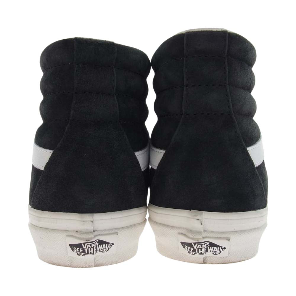 VANS バンズ VN0A5KXVKS7 Sk8-Hi 38 Dx Pig Suede Caviar スエード スケートハイ ハイカット スニーカー ブラック系 27cm【中古】
