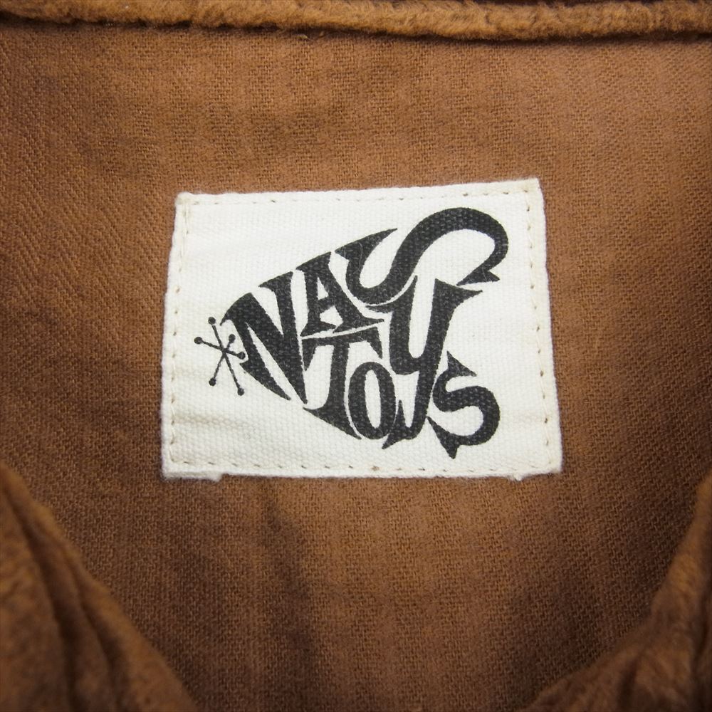 ナストイズ 太畝 コーデュロイ カバーオール ジャケット ブラウン系 L【中古】