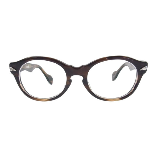 グルーバー 度入り wombat ウォンバット 51□20 眼鏡 メガネ ブラウン系【中古】