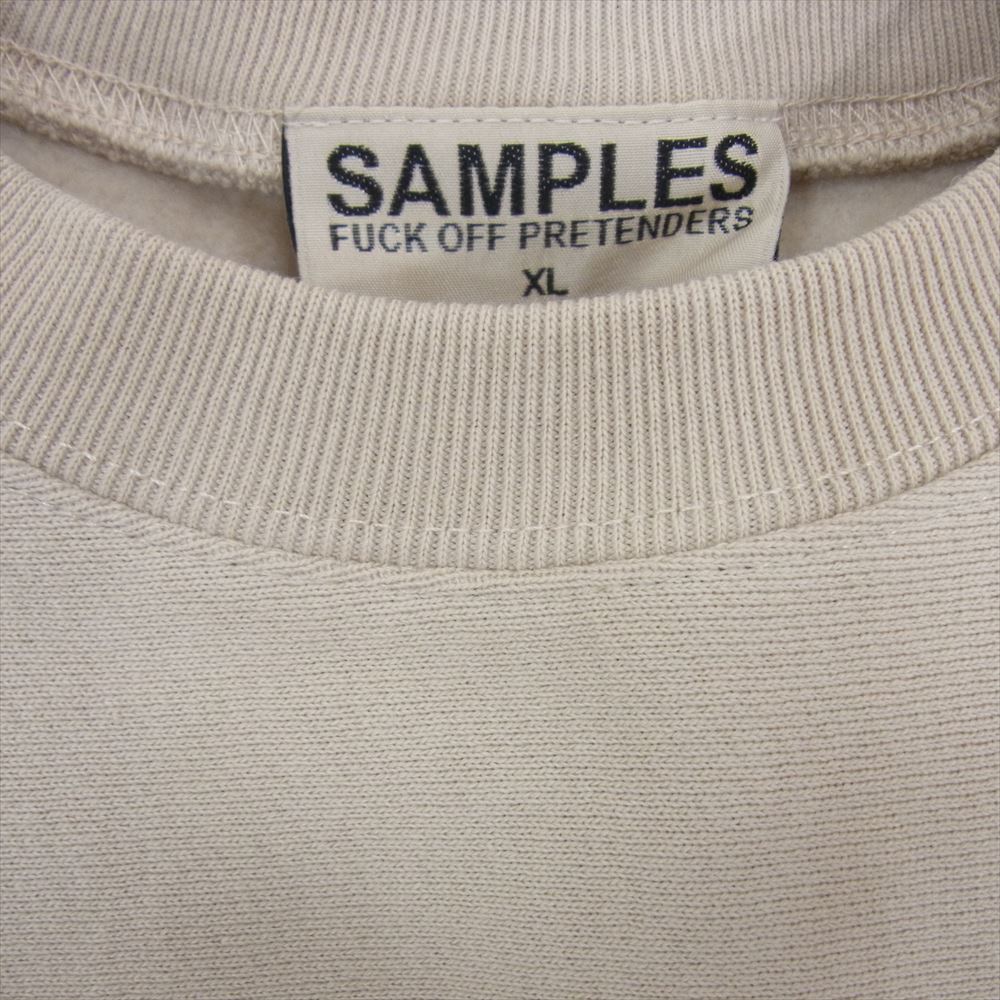 サンプルズ THE GOL BOX LOGO CREW SWEAT クルーネック スウェット ベージュ系 XL【極上美品】【中古】