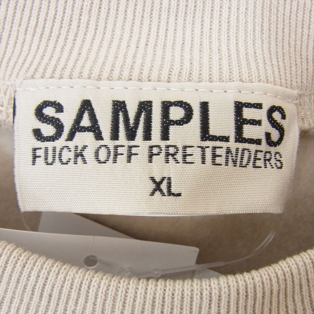サンプルズ THE GOL BOX LOGO CREW SWEAT クルーネック スウェット ベージュ系 XL【極上美品】【中古】