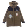 THE NORTH FACE ノースフェイス ND91835  MOUNTAIN DOWN COAT マウンテン ダウン コート カーキ系 M【極上美品】【中古】