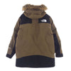 THE NORTH FACE ノースフェイス ND91835  MOUNTAIN DOWN COAT マウンテン ダウン コート カーキ系 M【極上美品】【中古】