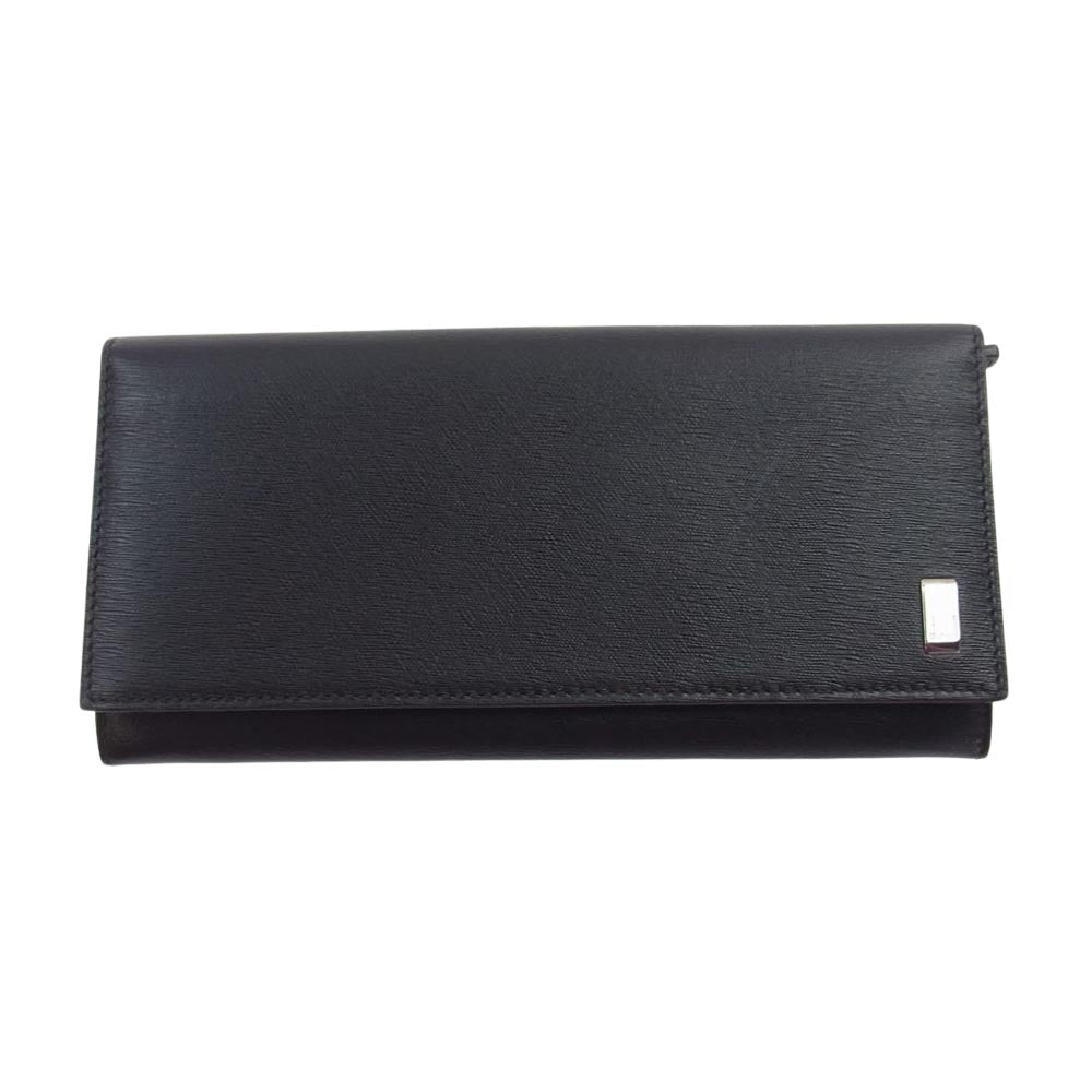 Dunhill ダンヒル FP1010E SIDECAR サイドカー ロング ウォレット ブラック系【美品】【中古】