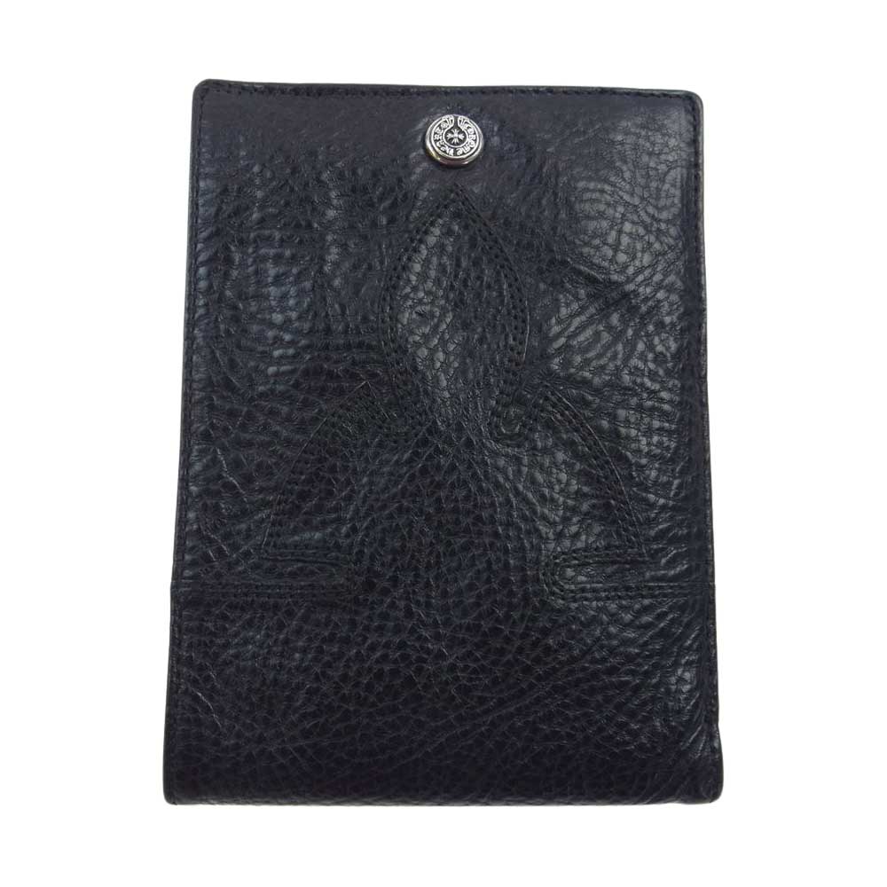 CHROME HEARTS クロムハーツ（原本無） WLT AINT NOTHIN 2 DO フレアニー キャッシング イン レザー ウォレット 財布 ブラック系【中古】